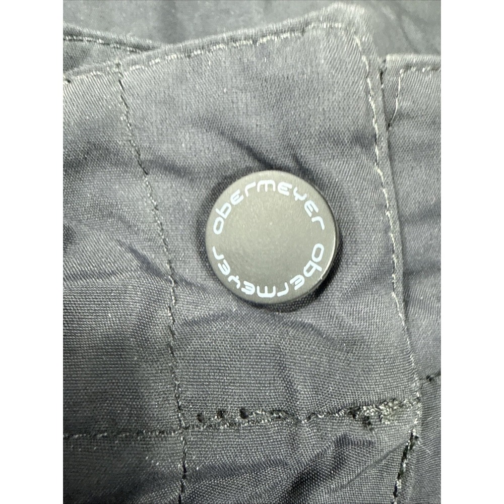 OBERMEYER Black Ski Snowboard Snow Pants Elastic Waist Women's Size 2 NICE - Picture 4 of 12